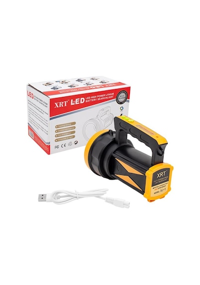 Xj-1 20w Şarj Edilebilir Led El Feneri Ve Projektör