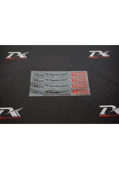 Toyota Trd Racing Development Kapı Kolu Ayna Torpido Sticker (547208711)