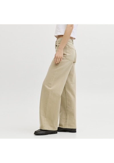 Jack & Jones Kadin Wide Leg Yüksek Bel Jean - Tokyo - 12279548 Desert Dust