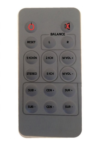 Speeduf Akai Ss-4100 Ses Sistemi Kumandası