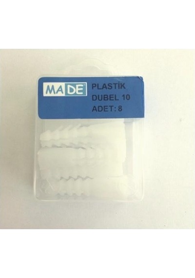 Made Plastik Dubel 8Mm 1 Kutu 12 Adet St-03