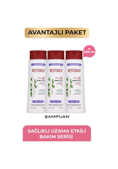Speed Strong Saç Dökülmesine Karşı Şampuan 3 X 500 Ml