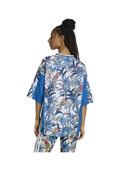Dmarın/talc/stfago Adidas Kadın Koşu - Yürüyüş T-shirt Farm Prm Tee Kd4629 Mavi