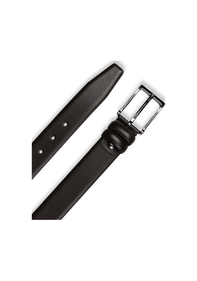 Mft Leather Hakiki Deri Erkek Kemer Düz Desen, 3,5cm, Koyu Kahve 5040 Koyu Kahve