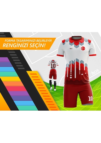 Acr Giyim Kişiye Özel Futbol Forması - Dizayn : Limit