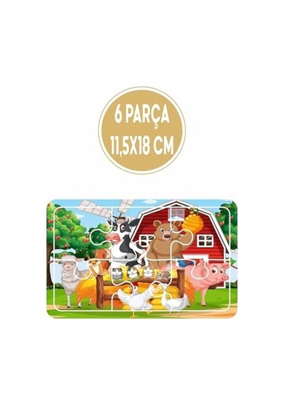 Lipyos Baby Puzzle 6 Parça 6 Adet Puzzle Seti-3