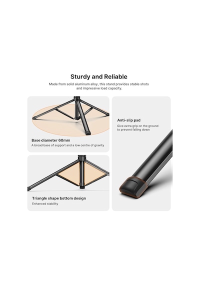 Ulanzi Tb64 160cm Çok Fonksiyonlu Tripod T115gbb1