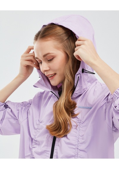 Skechers Micro Collection W Hooded Jacket Kadın Mor Fermuarlı Eşofman Üstü S241094-505