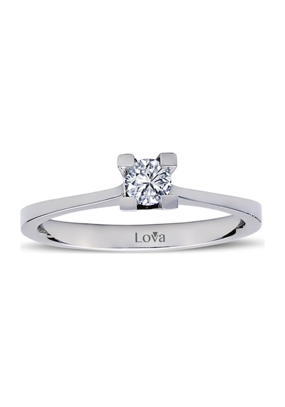 Lova F Renk 0,25 Karat Pırlanta Tektaş Yüzük - 1020096
