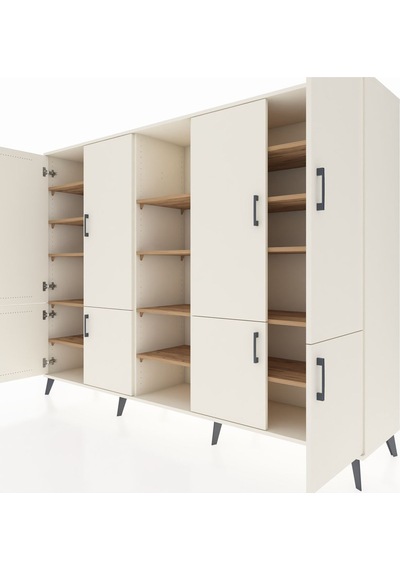 Hyperion Dolap 14 Raflı 8 Kapaklı 220x44x163 Aytaşı-aytaşı/çam Aytaşı-aytaşı/çam Hyperion Dolap 14 Raflı 8 Kapaklı 220x44x163 Aytaşı-aytaşı/çam Aytaşı-aytaşı/çam