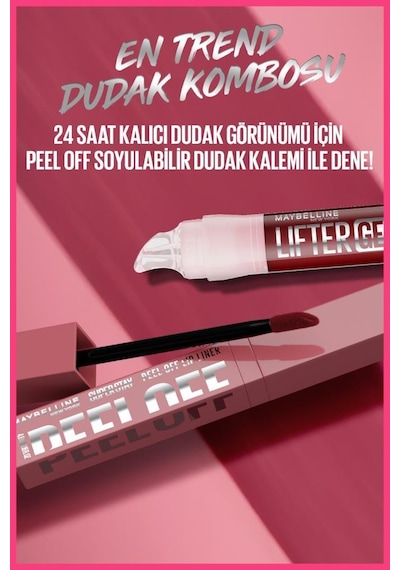 Super Stay Dudak Tinti Peel Off 004 Sunset&lifter Gel Dudak Parlatıcı 008 Berry Twist Dudak Kombo pktpeeloffliftergel4-11365 004 Sunset+008 Berry Twist
