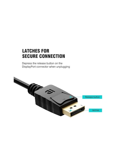 180 cm Displayport To Hdmi Çevirici Dönüştürücü DP to HDMI Kablo