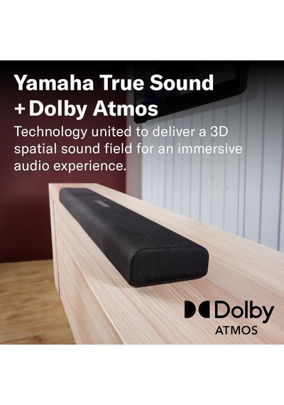 Kablosuz Subwoofer'lı Sr-b40a Dolby Atmos Ses Çubuğu Siyah