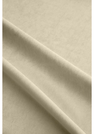 Gauze Fabric Design Kadife Dokulu Dertsiz Masa Örtüsü, Safir Açık Bej