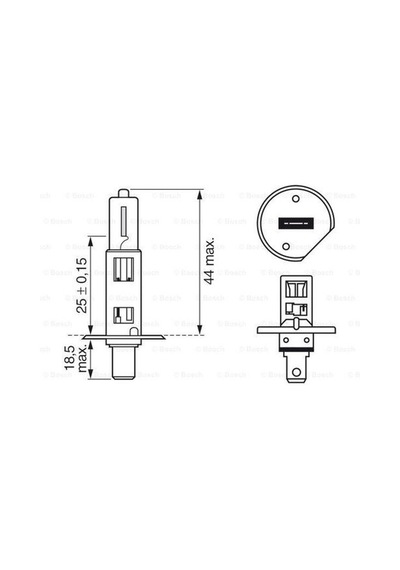 Bosch 1987301108 Ampul Gıgalight Plus 120-12 V-h1-55 W-p14.5s H1 1987301108