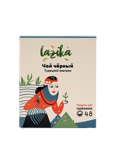 Lazika Demlik Poşet Siyah Çay 48'li