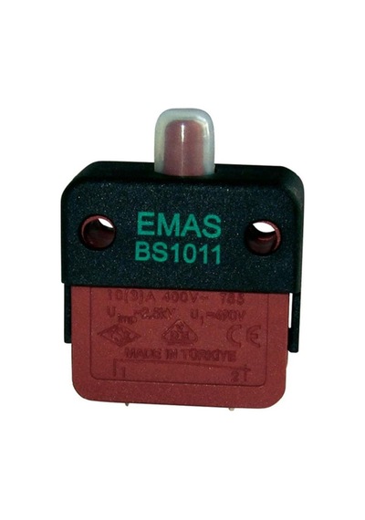 Emas BS1011E Ani Hareketli 1NC Etanjlı BS Serisi Buton Switch