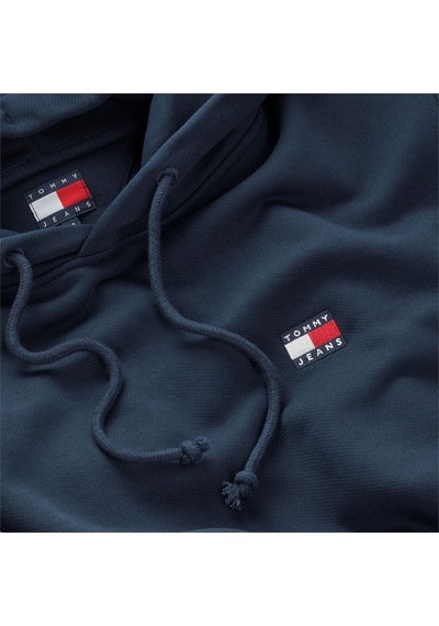 Tommy Hilfiger Tjm Reg Badge Hoodıe Ext Erkek Mavi Kazak - Dm0dm20258 Mavi