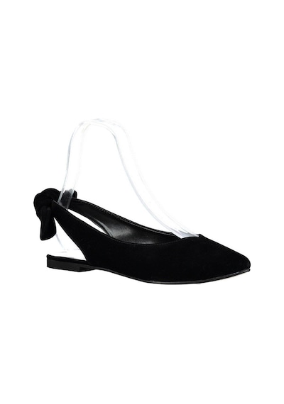 Fox Shoes Siyah Kadın Babet D726495302 Siyah