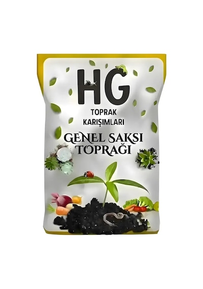 Genel Saksı Toprağı Solucan Gübreli Özel Karışım 40 Lt.