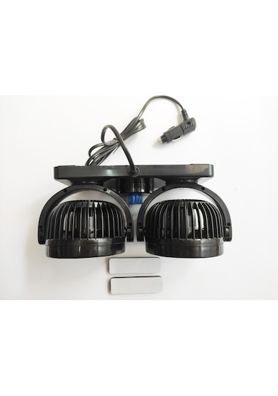 Besthome1 Replax 12 Volt Araç Içi Torpido Üstü Çift Fanlı Oto Vantilatör 36