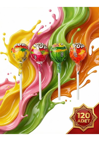 Afia Lolipop Meyve Aromalı Sert Şeker 120x10 Gr