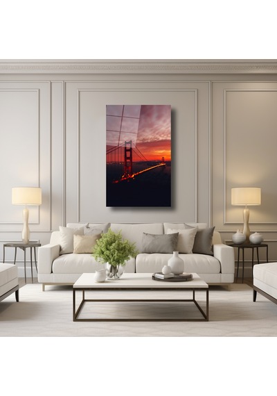 San Francisco Işığı - Cam Tablo - Deg0053