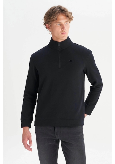Wrangler Regular Fit Siyah Erkek Sweatshirt W2520532001 Siyah