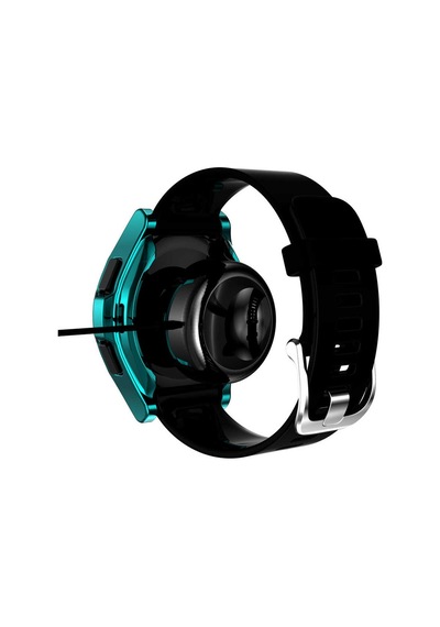 Galaxy Uyumlu Watch 4 Classic 42mm Mkst Watch Gard 02 Koruyucu Silikon - Siyah