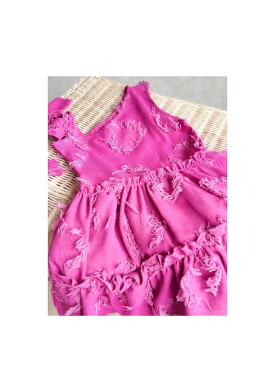 Poala Kids Ribbon Pembe Elbise