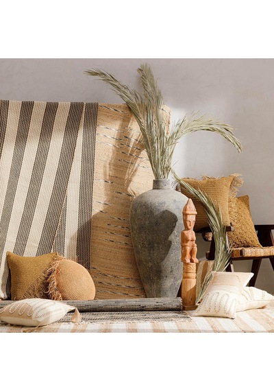 Mudo Home Valetta Tassel Jüt Kırlent 50x50 Çok Renkli