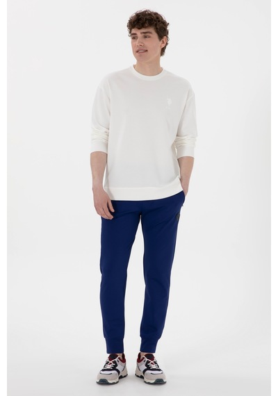U.s. Polo Assn. Erkek Ekru Sweatshirt 50300048-vr184 Off Whıte Beyaz U.s. Polo Assn. Erkek Ekru Sweatshirt 50300048-vr184 Off Whıte Beyaz