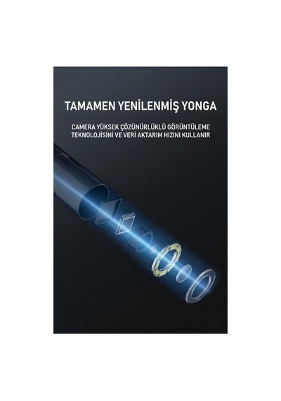 Profesyonel Endoskop Kamera Monitörlü El Tipi / 5 Metre Genel
