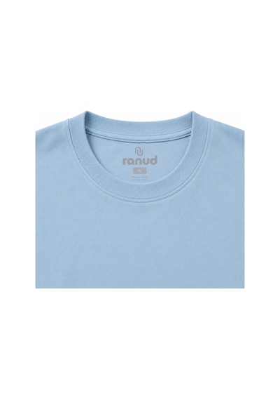Ranud Erkek Oversize Fit Tişört,%100 Pamuk, Yumuşak Fırçalı Kumaş, Oeko-tex Sertifikalı Mavi Ranud Erkek Oversize Fit Tişört,%100 Pamuk, Yumuşak Fırçalı Kumaş, Oeko-tex Sertifikalı Mavi