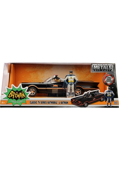 Jada Toys 1 24 Model 1966 Classic Tv Serisi Batman ve Batmobile