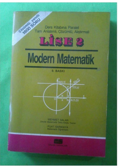 Lise 2 Modern Matematik 1800 Çözümlü Soru