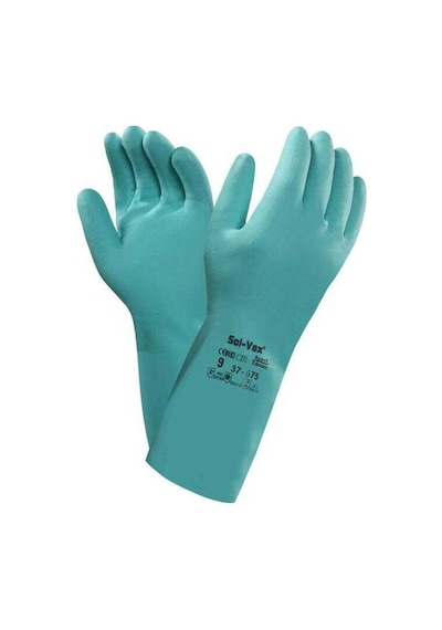 Ansell Solvex 37-675 Kimyasal Ve Sıvı Korumalı Antistatik Iş Eldi