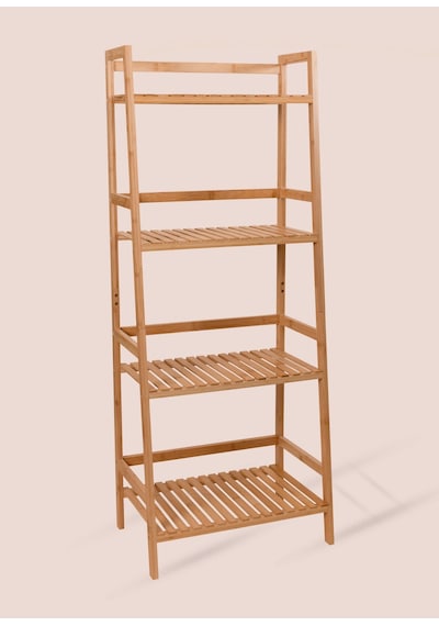 The Mia Bambu 4 Katlı Düzenleyici Dolap Raf 120x49x32 Cm Çok Renkli