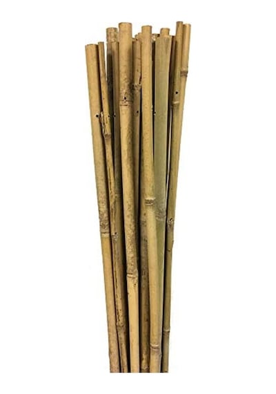 10 Adet Bambu Destek Çubuğu, 8-10 Mm Kalınlığında, 90 Cm Uzunluk
