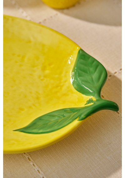 Karaca Lemon Pasta Tabağı 24 Cm Sarı