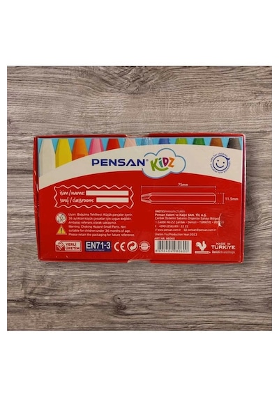 Kidz Pastel Boya 12 Renk Kutulu 98060 2 Paket Karışık Çok Renkli