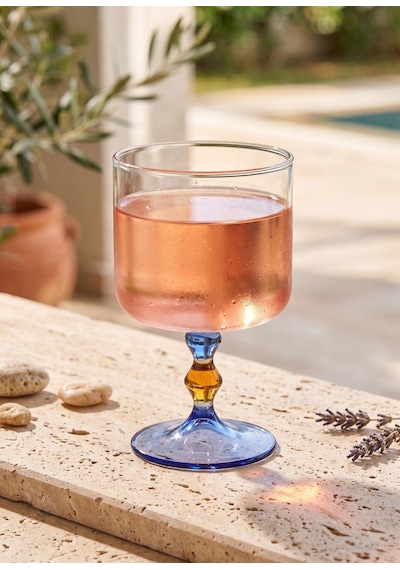 The Mia Bead Dondurmalık Tatlı Sunum Kasesi Mavi 300 Ml