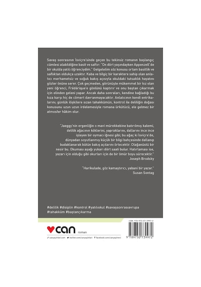 Disiplinli Güzel Günler  - Fleur Jaeggy - Can Yayınları