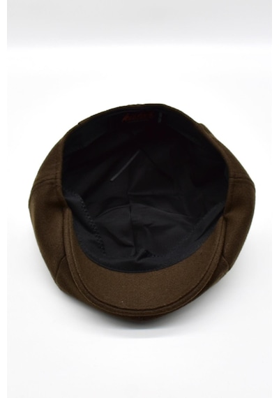 Külah Erkek Dökümlü Kışlık Newsie Kasket Premium Irish Flat Cap Şapka - Kahve Kahverengi