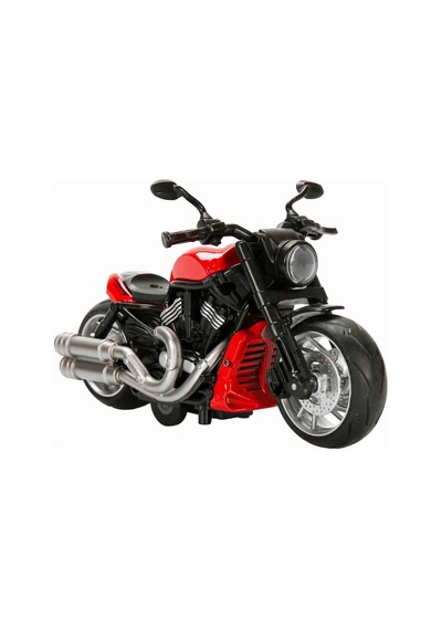 1:12 Sesli Ve Işıklı Harley Wolverine Die Cast Çek Bırak Motosiklet Ve Tamir Atölyesi Seti Çok Renkli
