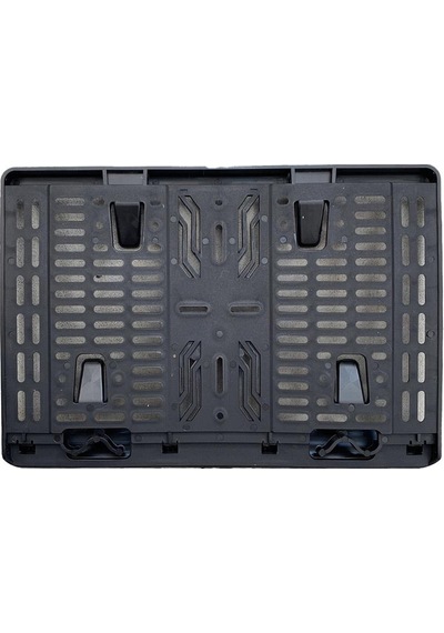 Çıtalı Kare Plastik Plakalık Motosiklet Plaka Altlığı 25x16cm