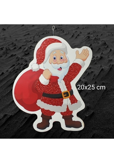 Strafor Noel Baba 20x25 Cm - Yılbaşı Süsü