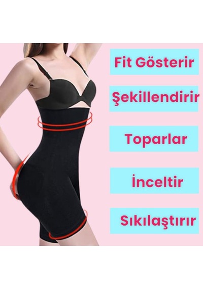 Mood Agenda Kadın Yüksek Bel Basen Toparlayıcı Korse Siyah