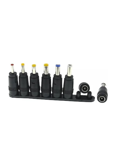 Adaptör Dc Uç Çevirici Set Konnektör 5244 8in1 5.5*2.1-2.5MM