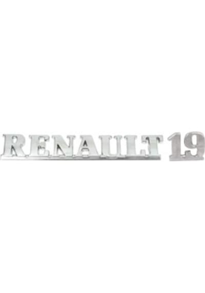 Renault Uyumlu Renault 19 Krom Yazı